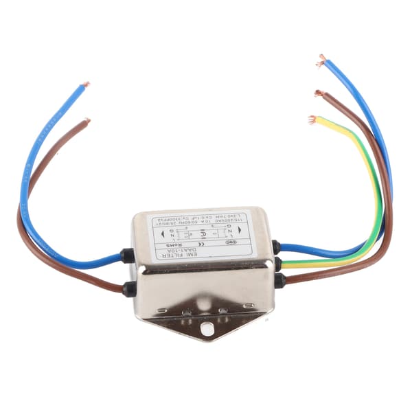 Strømledning EMI-filter Universal Enfaset Strømkabelfilter Støjundertrykker til Industriel Automation AC115 250V