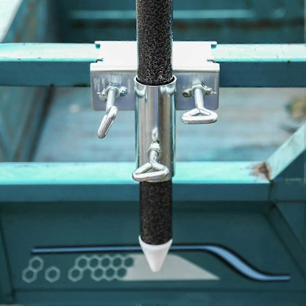 Parasolfod, Balkon Parasolholder, Balkonrækværk, Parasolklemme, Holder til Have, Terrasse