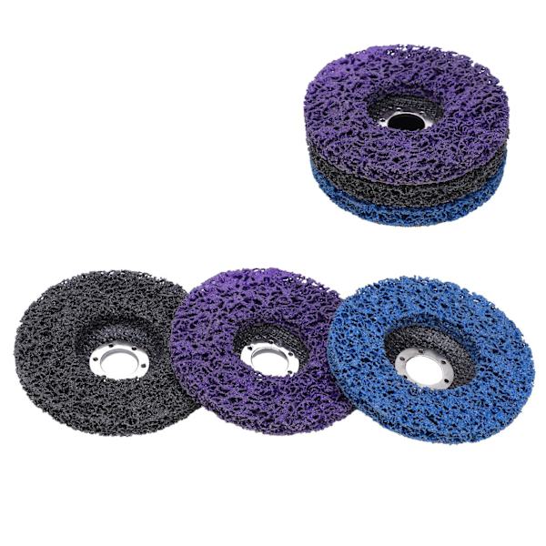 3 stk vinkelsliber polerskive Elastisk harpiks slibeskive polerpude 4,5 tommer 115 mm