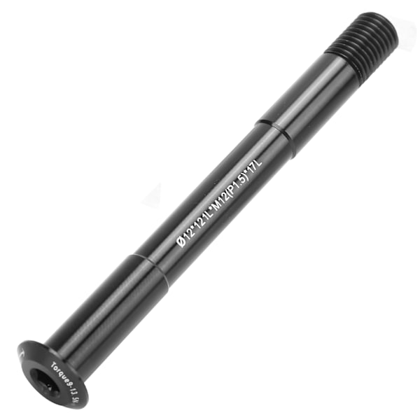 Väghjulsnavrör axel cykel aluminiumlegering ihålig navaxel cykeltillbehör Φ12x121LxM12(P1.5)x17L