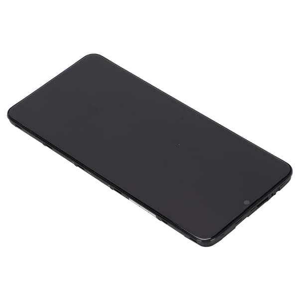 Skärmbyte LCD-skärm Touch Digitizer-enhet för Samsung Galaxy A20S med ram