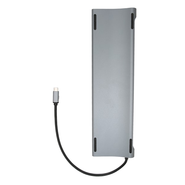 USB C Hub 12 i 1 Fullfunksjons dokkingstasjon for bærbar PC USB C til Ethernet Multiport Hub