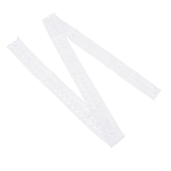 Spetskant DIY bomulls nät 4 cm bredd 10 meter elegant vit tyg spetsband för gardin kläder duk hantverk