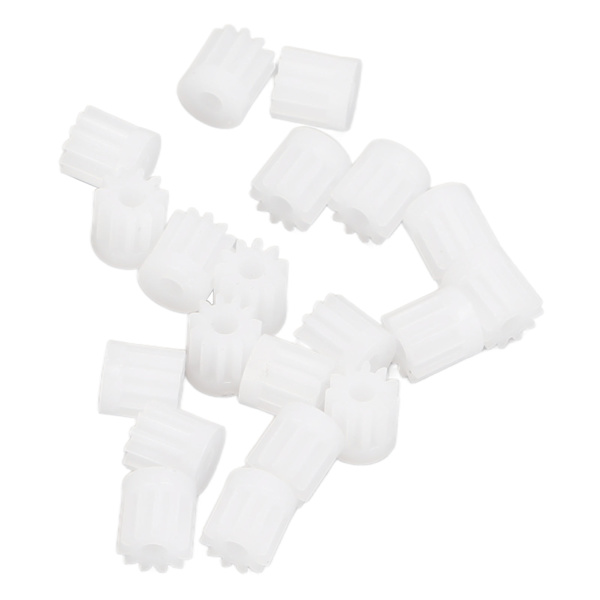 20 kpl muovista valmistettua moottorin hammaspyörää 1/24 Axial SCX24 11T kauko-ohjattavan auton vaihtoehtoiseen moottorin hammaspyörään
