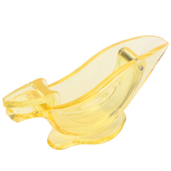 Citronskiva Juicer Bärbar fågelform Akryl Manuell fruktpressare för hem kök Bar Gul 5st