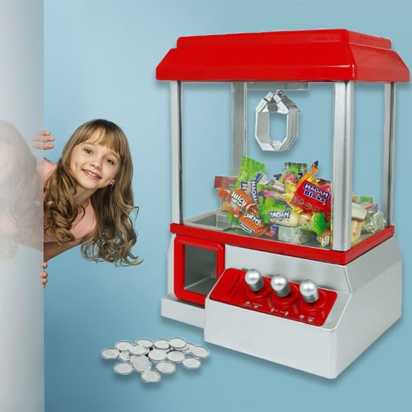 Godterimaskin med gripeklør, lys og lyd - Candy Grabber 1290