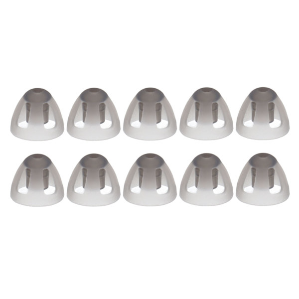 10 st Hörapparater Dome Soft Open Domes Black Layer Replacements Öronsnäcka för äldre Hörselskada PeopleMedium 8mm/0.31in