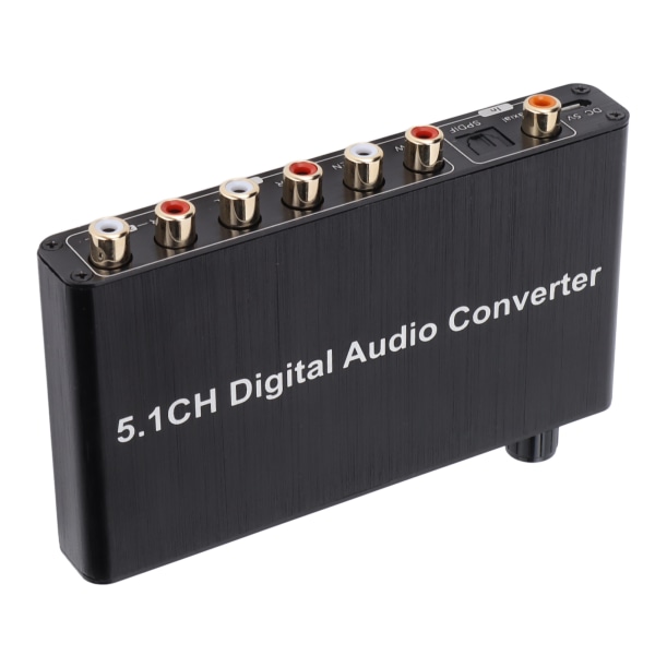 AY77 5.1CH DAC Converter Audio Decoder Digital Optisk Koaksial for Toslink til RCA 3,5 mm Jack for Xbox for PS4 for TV