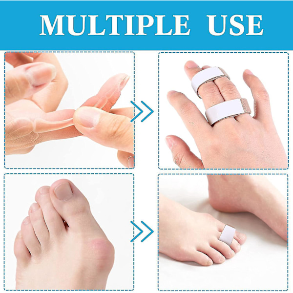 Buddy Tape Fingerstropper - 10-pak Khaki Stoff Fingerbandasjer