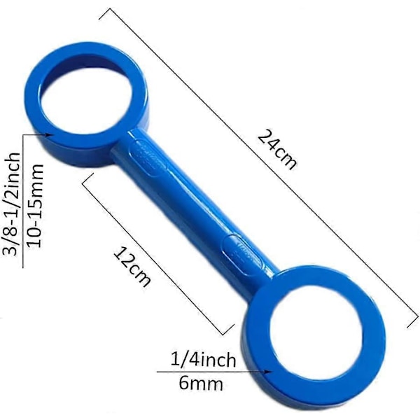 St Målarrollersparare Rengörare Återanvändbart Målarrollerrengöringsverktyg Plast Målarrollersparare Kit för Målarroller på 1/4 tum, 3/8 tum, 1/2 tum