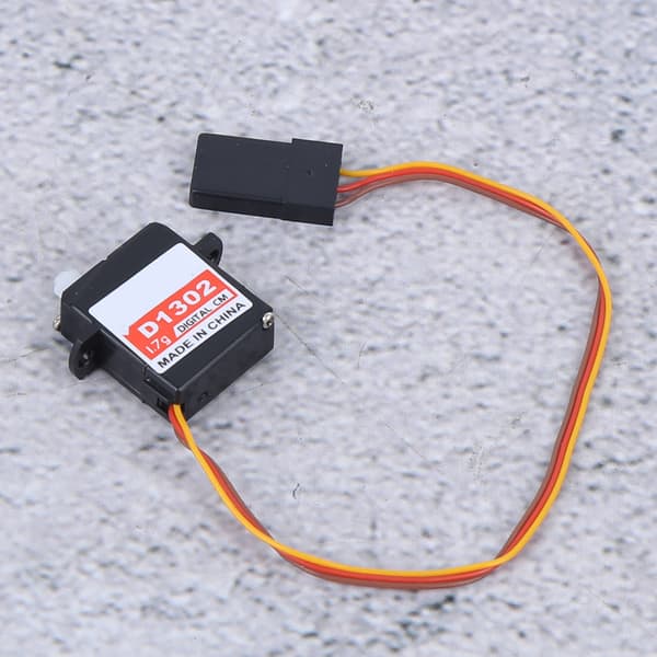 D1302 Mikro Mini Digital Servo Reservedele Tilbehør til Fastvingede Flymodeller JR Stik