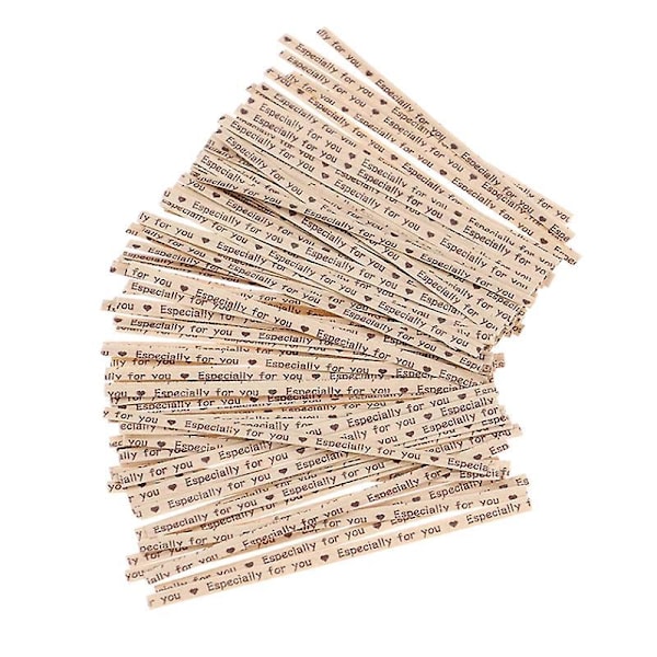 Kraftpaperi-kierresiteet - 700 kpl makeiskasseihin ja juhliin