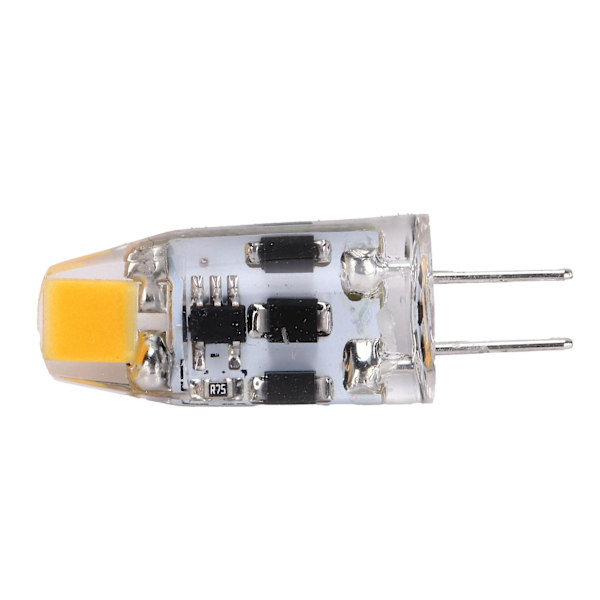 G4 Polttimo 2W 200LM 360° Himmentävä silikoni BiPin LED-lamppu kotitoimistoon AC DC 1224V (lämmin valkoinen 2700K3100K)