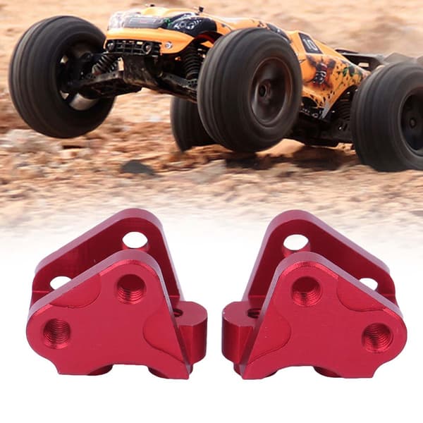 2 stk. Forreste Bageste Nedre Støddæmperforbindelse Link Mount Passer til SCX10-II AXIAL RC Bil Rød