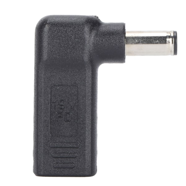 TypeC til DC-adapter Hunn-til-hann-plugg 6,0x0,6 mm rettvinklet PD-kontakt Ladeenhet