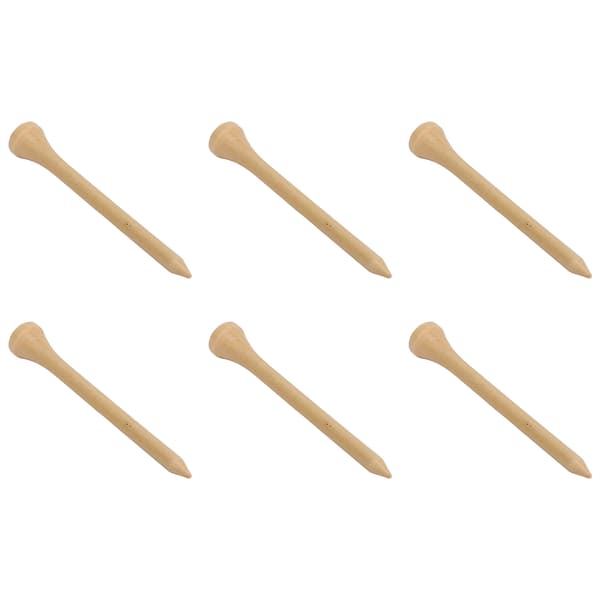 50 stk Golf Tees Professionelle Stærke Udskiftnings Træ Golf Tees til Golf Tilbehør 70mm/2.76in