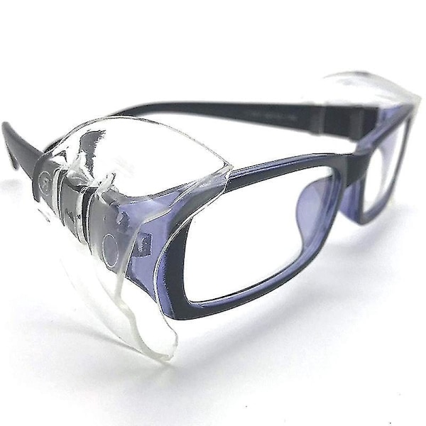 Slip On Clear Safety Glasses Side Shield - 8 Par, Passer de fleste