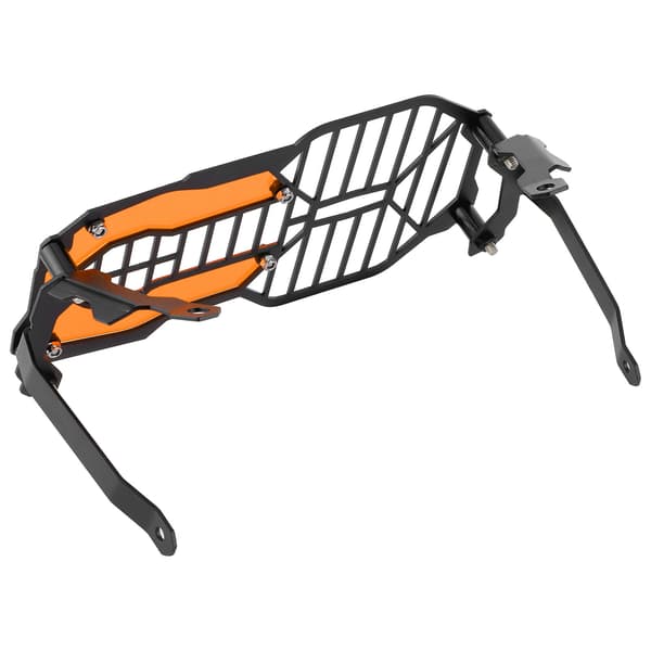 Frontlyktebeskyttelse Grilldeksel med Akryllampe Patch Passer for R1200GS R125Orange