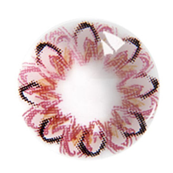 14,5 mm kontaktlinser kontaktlins ögontillbehör Årlig färg lins 0 grader (rosa)