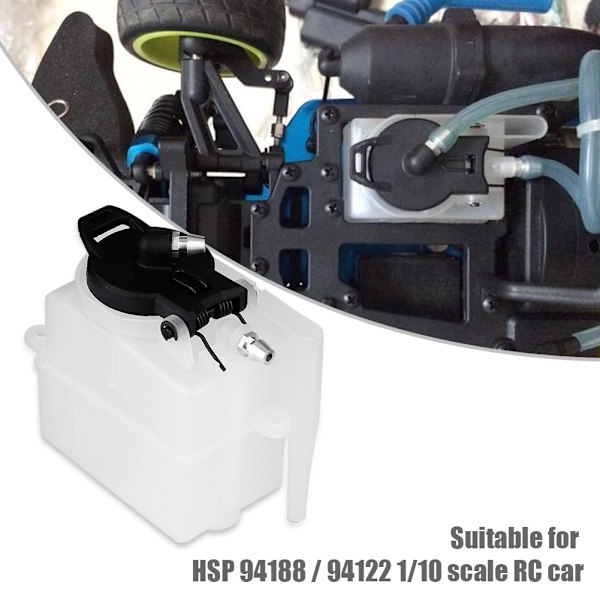 Gasdriven fordonsmodelltillbehör 75CC 02004 Bränsletank för HSP 94188 / 94122 1/10 Skala RC Bil