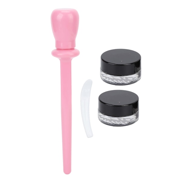 4 kpl silikoninen eyeliner-aplikaattorisarja vedenpitävä eyeliner ammattimainen eyeliner-meikkityökalu vaaleanpunainen