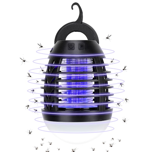 Kaksi yhdessä LED Violetti Vaalea Vahva Mosquito lamppu ei saastumista ei vaurioita Villi ulkokalusteet