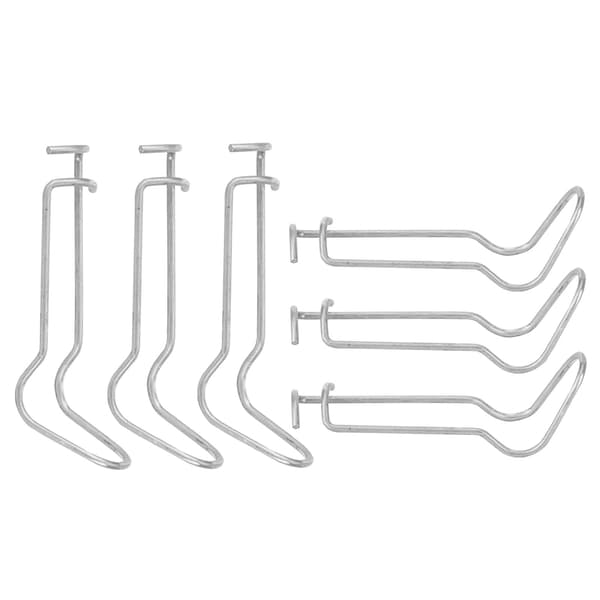 30 stk. plantestøttefjederclips i rustfrit stål til have-drivhus til 11 mm diameter