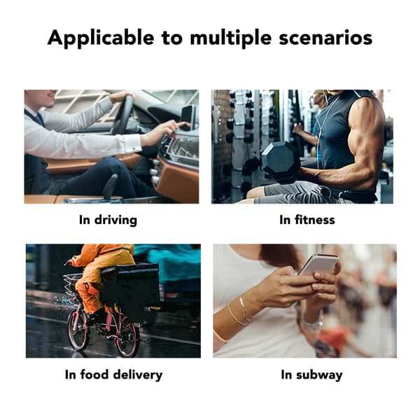 Bluetooth Bone Conduction Ørepropper Stereo Bluetooth 5.0 Multifunktionelt Håndfrit Trådløst Ørestykke til Døve