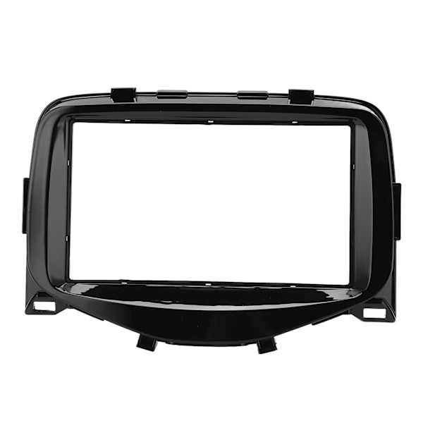 2DIN bilradiofascia trim sentral kontroll dashbordpanel erstatning for AYGO 2014‑2015