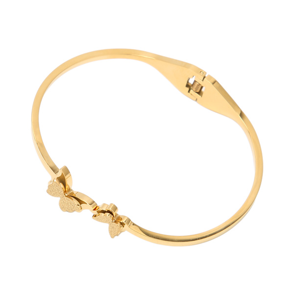 Dobbel sommerfugl armbånd enkelt elegant stilig perfekt gave håndlaget utsøkt armbånd