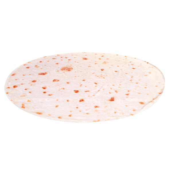 Burritos Tortilla Mønster Tæppe Flannel Blødt Komfortabelt Kast Tæppe Sengetøj Tilbehør 127cm