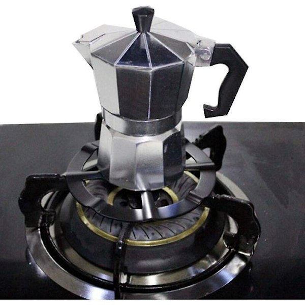 Kaffetrakter Hylle Tilbehør Camping Kjøkken Sikker Plate Koke Reduksjonsring Gasskomfyr Holdbar Holder Praktisk Aluminium Gryte Mel Simre Ring Bærbar