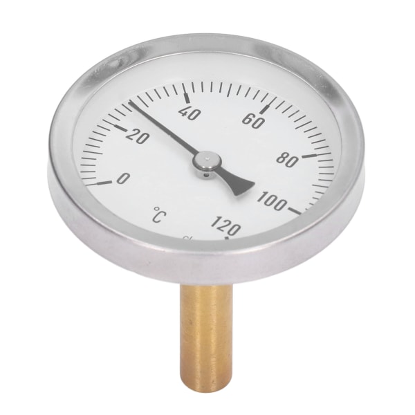 63 mm skivetermometer Grillpekertype Termometer 0-120°C Bimetalltemperaturmåler for matlaging