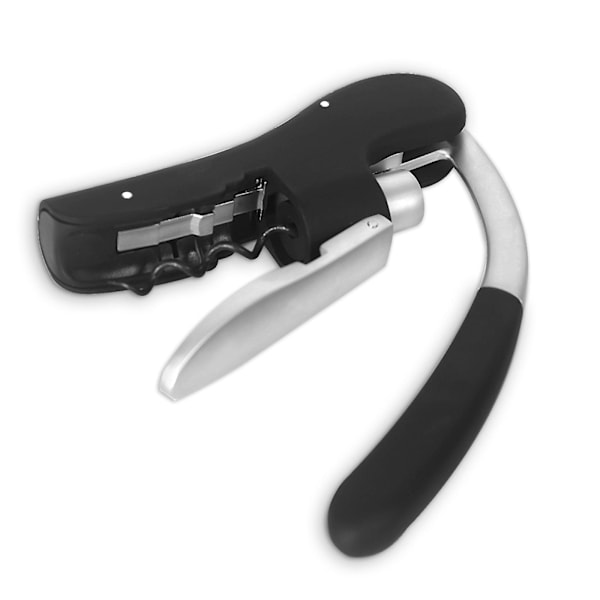 Ergonomisesti suunniteltu viinipullonavaaja pystysuoralla seisontaominaisuudella ja tarttumattomalla ruuvilla