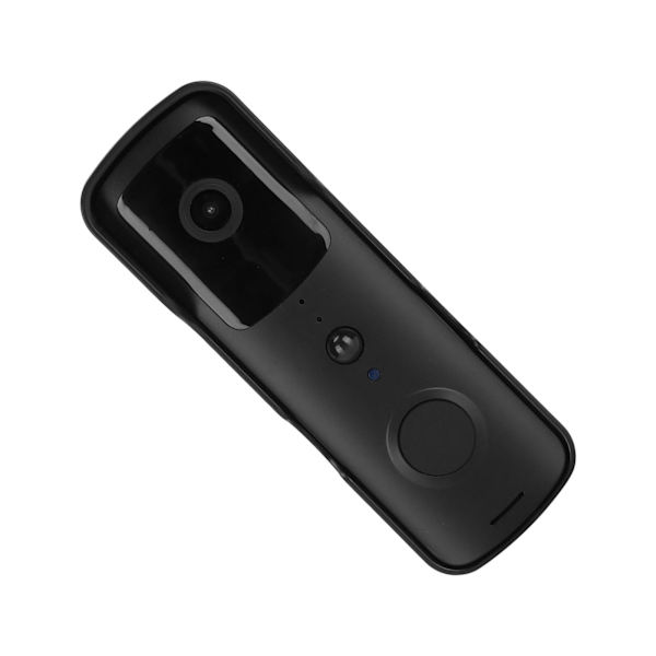 V30S Smart WIFI Video Dörrklocka 1080P Night Vision HD Rörelsedetektering Dörrklocka för Hem Svart