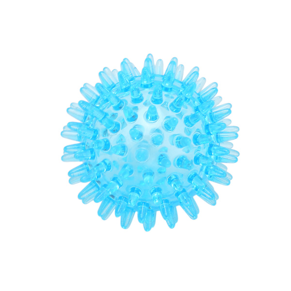 Spikig boll ihålig mjuk transparent styrka återhämtning övning stressavlastning massageboll för hand handled 7cm