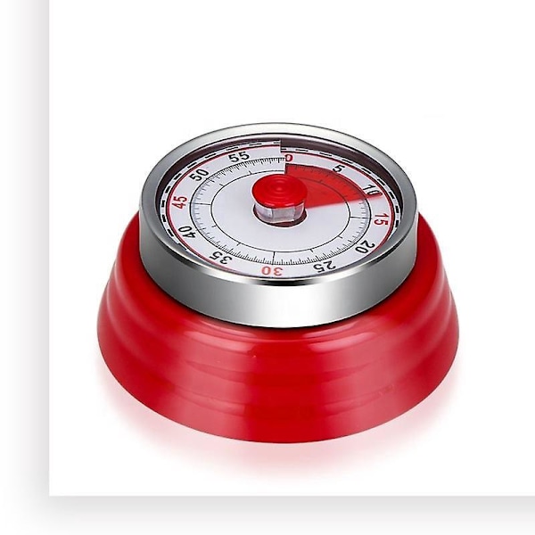 Retro Magnetisk Køkken Timer (Rød)