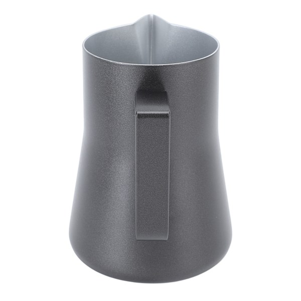 550 ml melkeskummerkanne i rustfritt stål 304 med spiss tut, melkeskummerkopp, tilbehør til kaffemaskin, svart