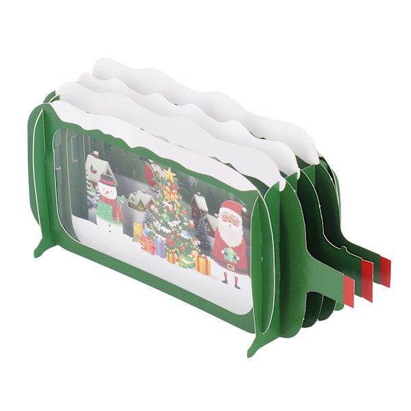 3D julehilsen kort jule driv flaske form 3D pop opp ferie velsignelse melding kort gave