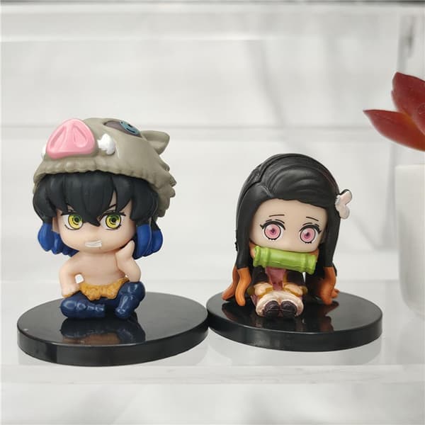 Anime Karaktärsdocka Tecknad Docka Prydnader PVC Prydnader för Sovrum Sängbord Vardagsrum