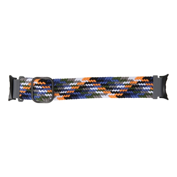 Flettet vevende klokkerem Flerfarget Juster størrelse Erstatningsklokkebånd for Pixel Watch Indigo