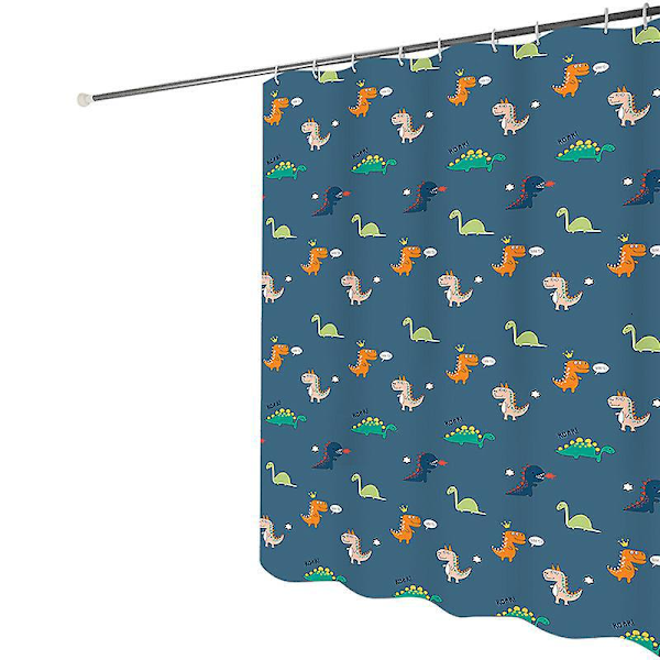 1 stk Dusjforheng Vanntett Muggsikkert Polyester Dyreprint Baderomsforheng (200CM x 180CM)