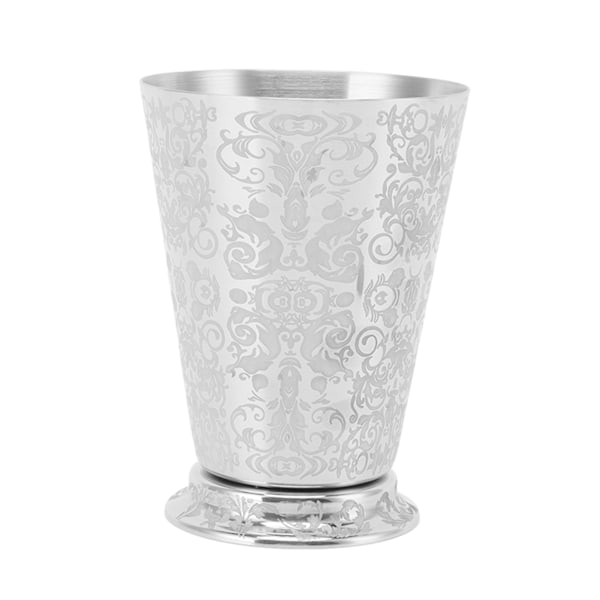 Cocktail-drikkekopp 304 rustfritt stål sølvfarget Moscow Mule-krus for barer Hjem Totem-mønsterutskjæring