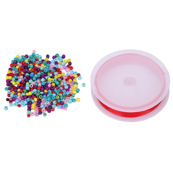 Beads String Kit Forbedre visuelt Forskellige farver Keramiske Wear Beads Legetøj til Amblyopia Training Medium 0.04in