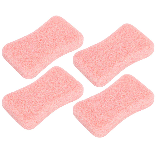 4 stk Callus Exfoliate Stone Fødpleje Pimpsten Fødder Hård Hud Fjern Pedicure ScrubberPink