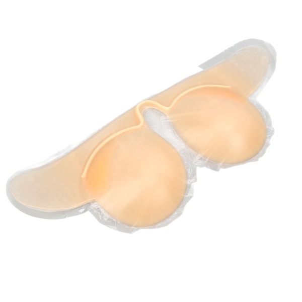 Adhesive silikon BH, en del push up stroppeløs sømløs push up BH for brudekjole D