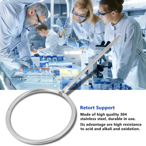 120 mm:n laboratorion ruostumattomasta teräksestä valmistettu suljetun rengastuki