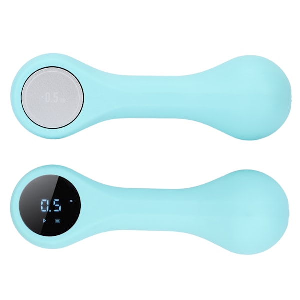 Intelligent Hantel Mjuk Silikon Fitness Kroppsbyggnad Yoga Sport Viktminskningsutrustning 1,1lbCyan