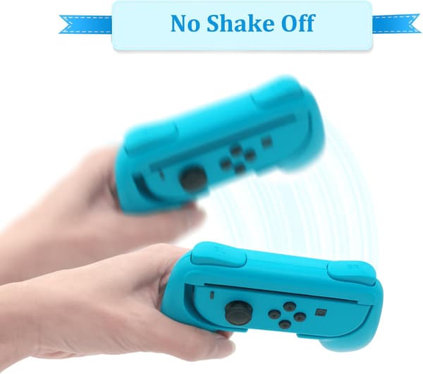 Blå og rød (2 pakker) - Grepsholder kompatibel med Joy Con for Switch & OLED-modell, komfortkontrollgrep