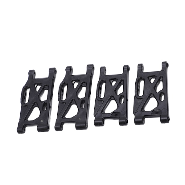 4 kpl RC-ripustusvarsi, edessä ja takana, musta muovi, WLtoys 144001 144002 124019 124018 124017 144010